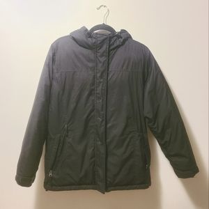 Lands End Down Jacket Black Small